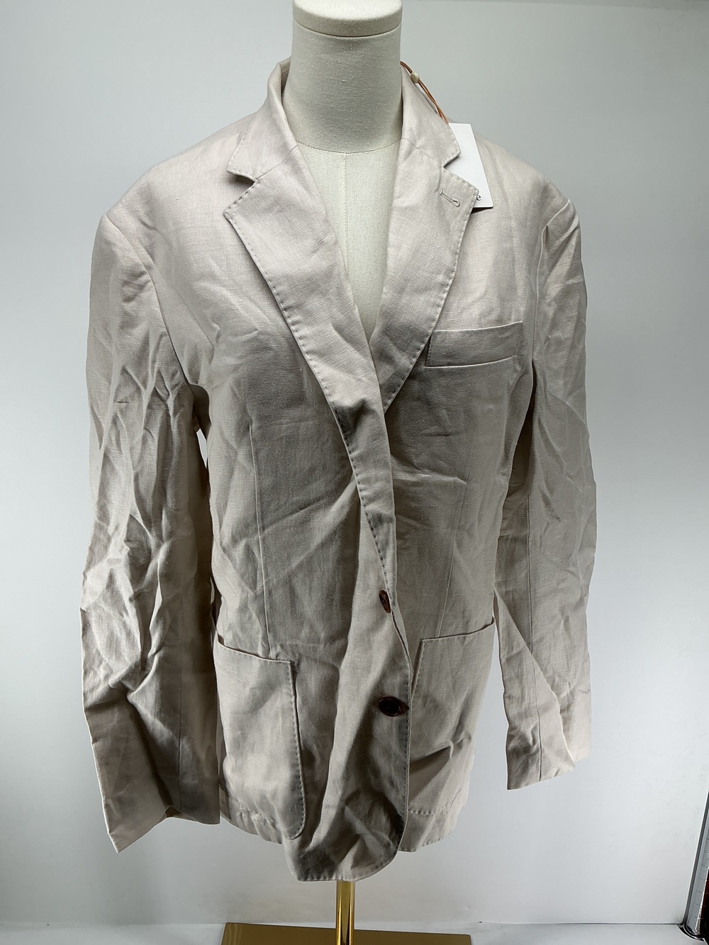 100% European Linen Tailored Blazer